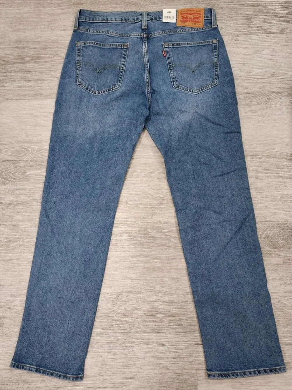 Levi's 514 Straight Jeans Men's 33x32 Denim Stretch Flex Eco Performance NWT